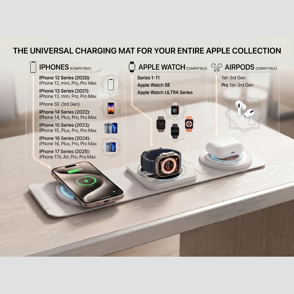 Watch 7 Smartwatch Iphone - 3 in 1 고속 충전 스테이션
