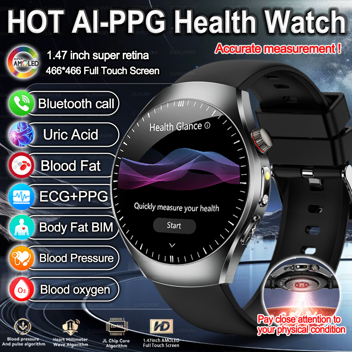Smartwatch Watches For Women Branded - 신제품 2026 업그레이드 건강 검사 스마트워치