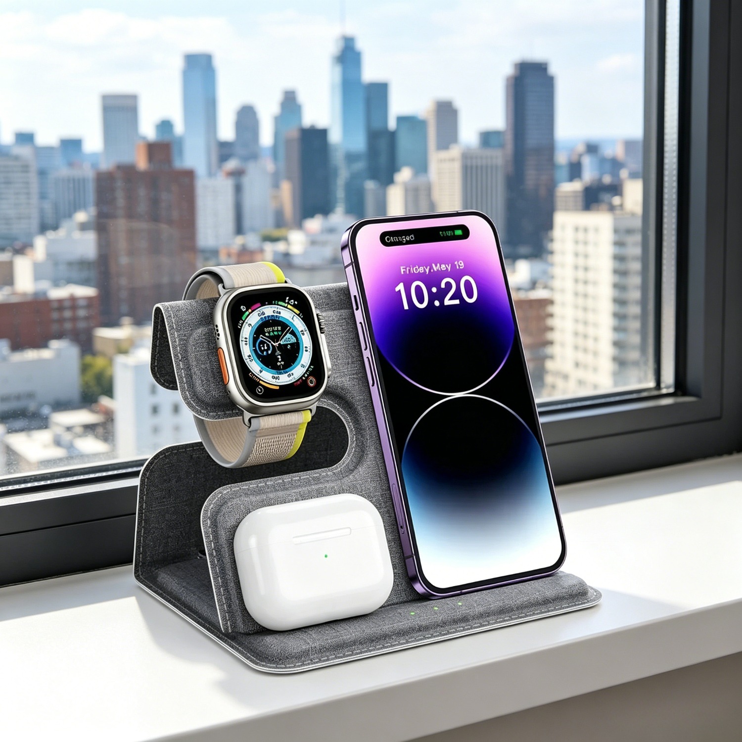 Watch 7 Smartwatch Iphone - 데스크탑 3 in 1 무선 충전
