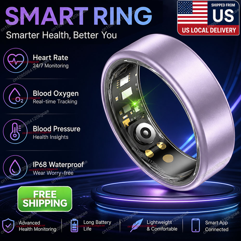 Smartwatch Sports Watches For Men - 스마트 링 심박수 혈중 산소 수면