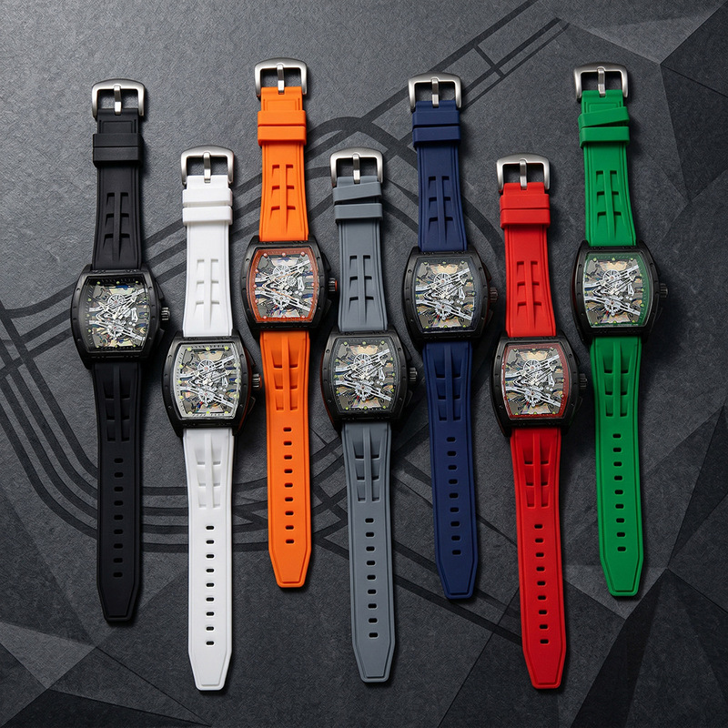 Smartwatch Watches Gift For Boys - 트렌디한 남성용 쿼츠 시계 실리콘 스트랩