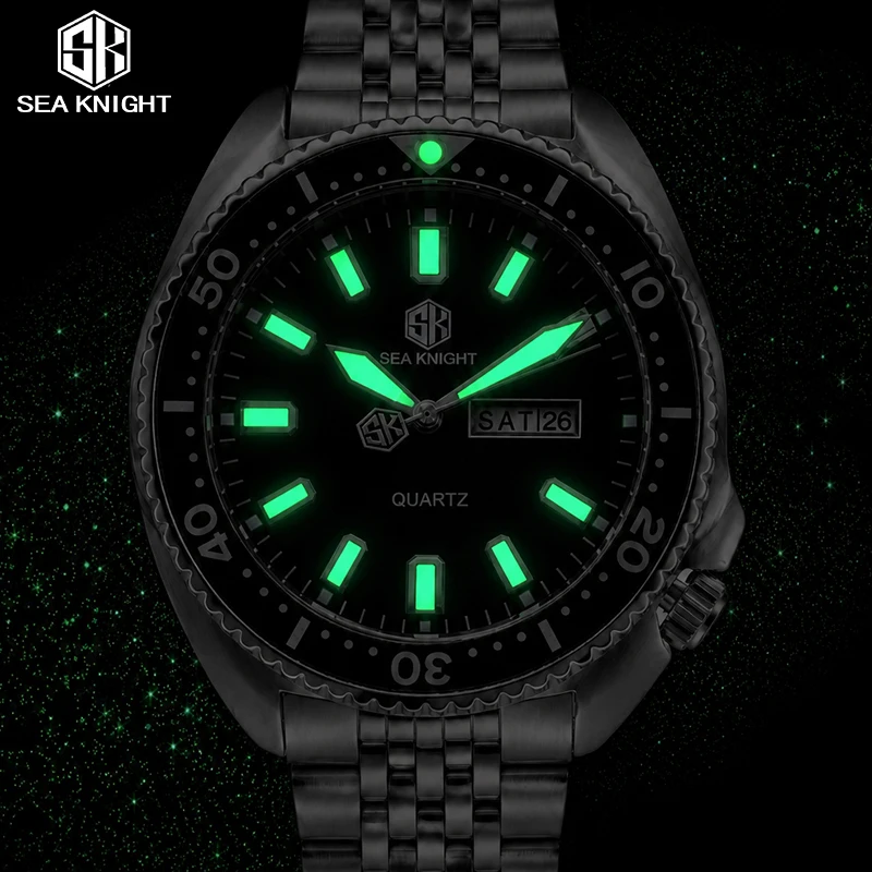 SEA KNIGHT 남성용 럭셔리 비즈니스 쿼츠 시계, - Smartwatch Casual Watches For Men 리뷰 및 가격