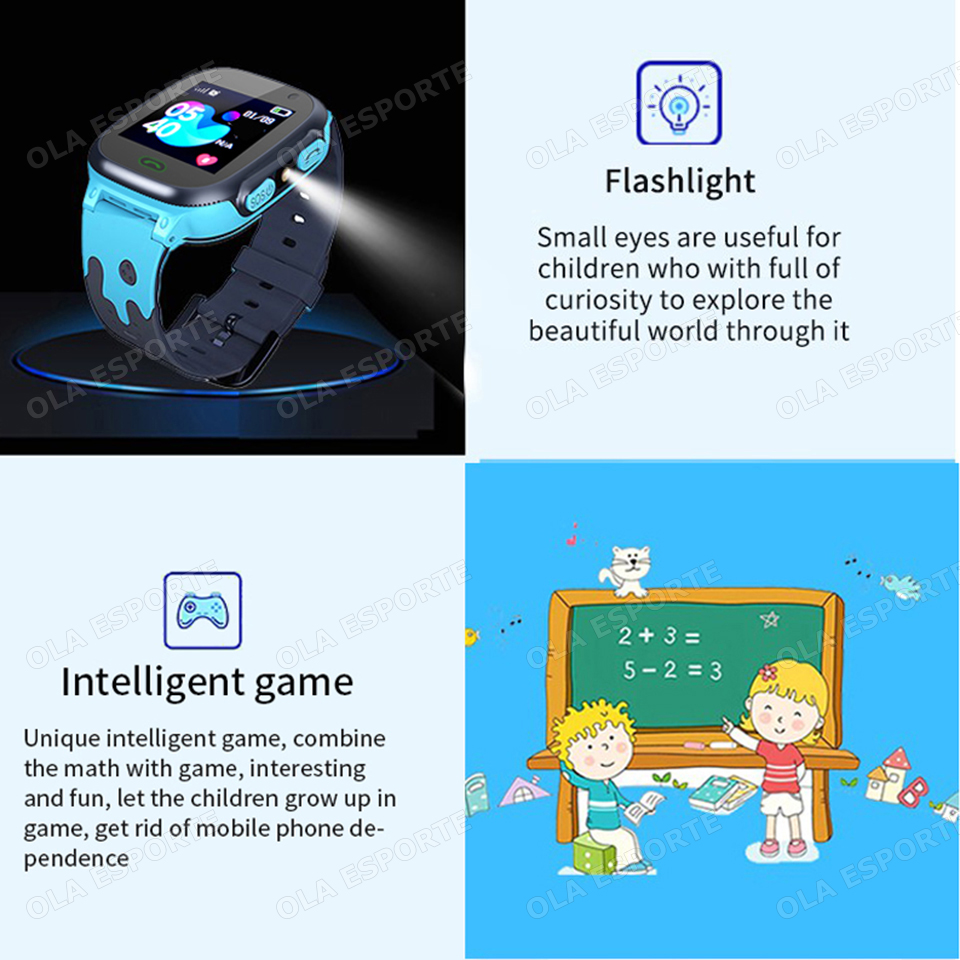 새로운 어린이 스마트워치 HD 터치 스크린 통화 게임  - Smartwatch Watches Gift For Boys 리뷰 및 가격