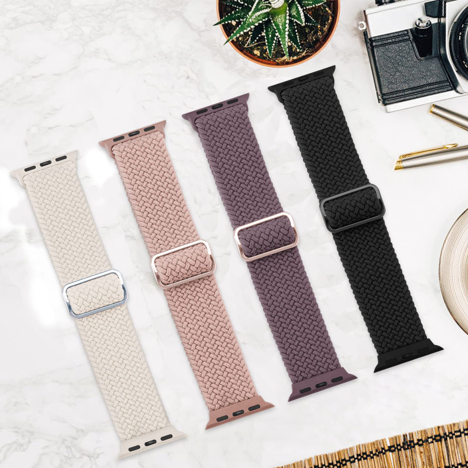 애플 워치 밴드용 브레이드 스트랩 40mm 41mm 4 - Smartwatch Apple Watches For Women 리뷰 및 가격