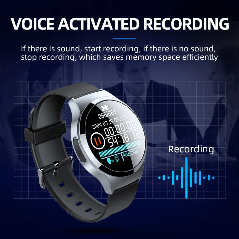 원버튼 녹음 S8 워치 미니 사운드 활성화 디지털 디스 - Smartwatch Noise Watches 리뷰 및 가격