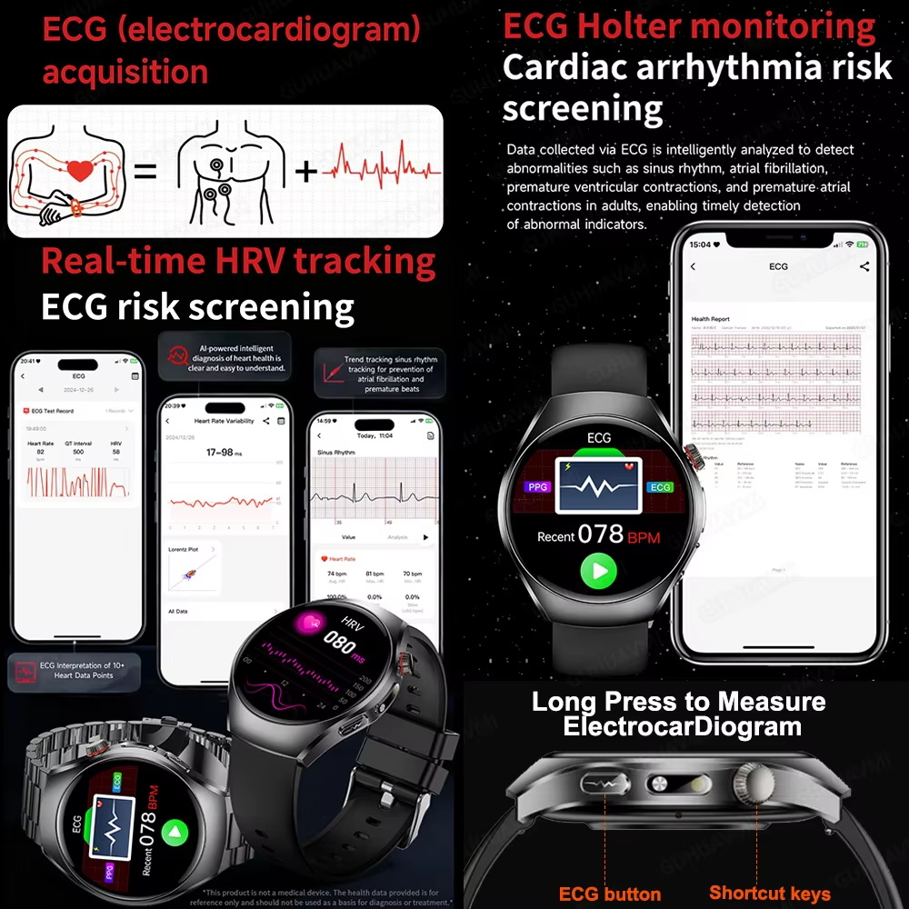 신제품 2026 업그레이드 건강 검사 스마트워치 ECG - Smartwatch Watches For Women Branded 리뷰 및 가격