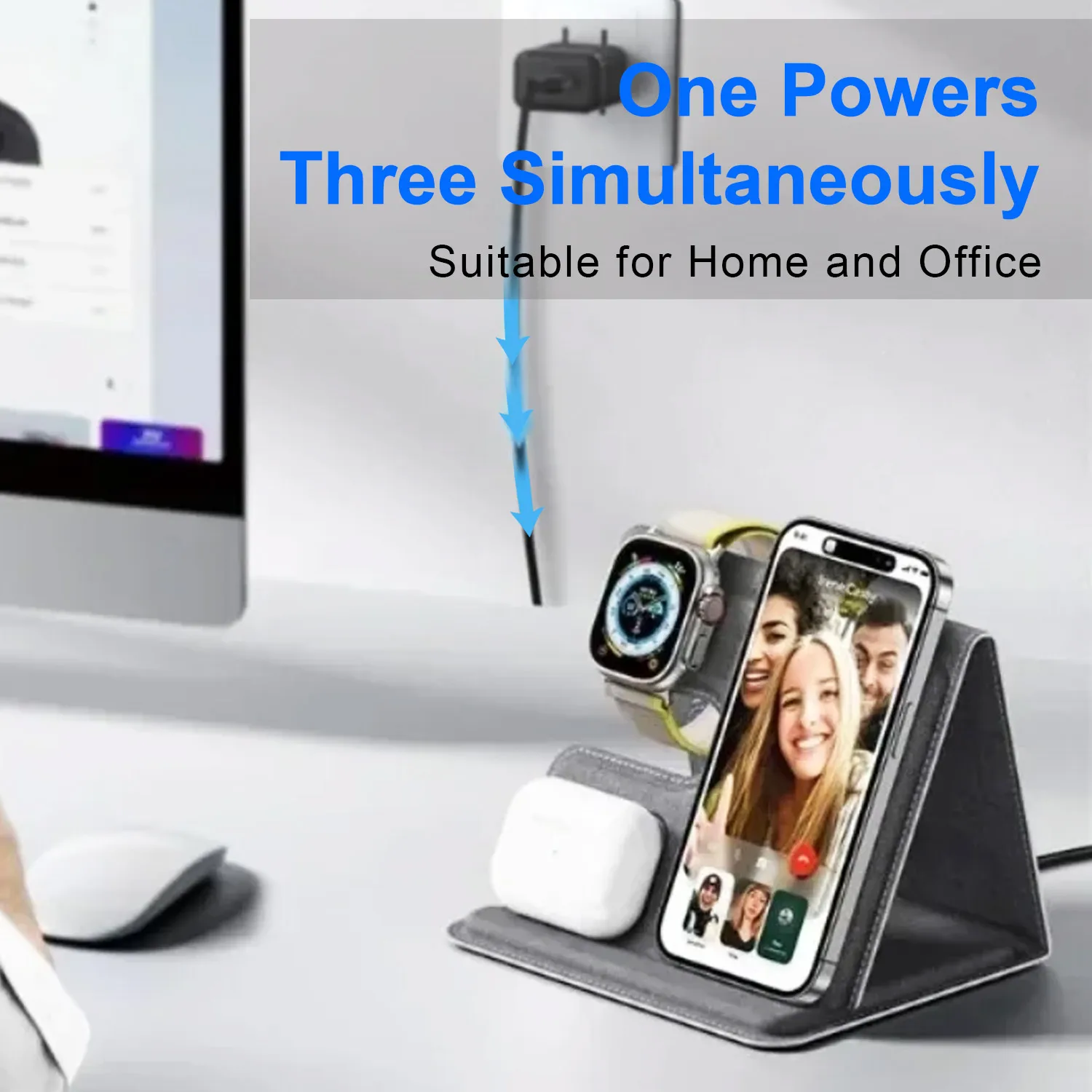데스크탑 3 in 1 무선 충전 스테이션 (아이폰 17 - Watch 7 Smartwatch Iphone 리뷰 및 가격
