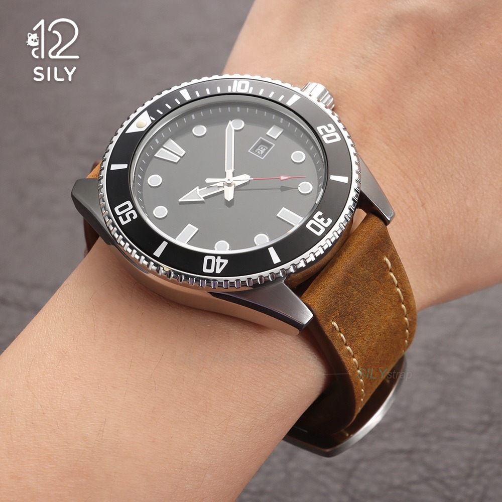 20/22mm 송아지 가죽 시계 스트랩 빈티지 비즈니스 - Smartwatch Vintage Watches For Women 리뷰 및 가격