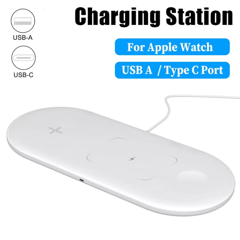 데스크탑 3 in 1 무선 충전 패드 (아이폰 17~1 - Watch 7 Smartwatch Iphone 리뷰 및 가격