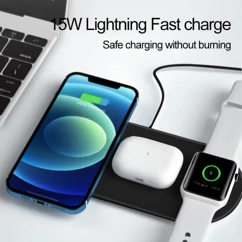 데스크탑 3 in 1 무선 충전 패드 (아이폰 17~1 - Watch 7 Smartwatch Iphone 리뷰 및 가격