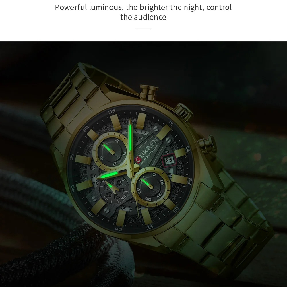 커렌 8495 남성용 시계 방수 시계 크로노그래프 기능 - Smartwatch Casual Watches For Men 리뷰 및 가격