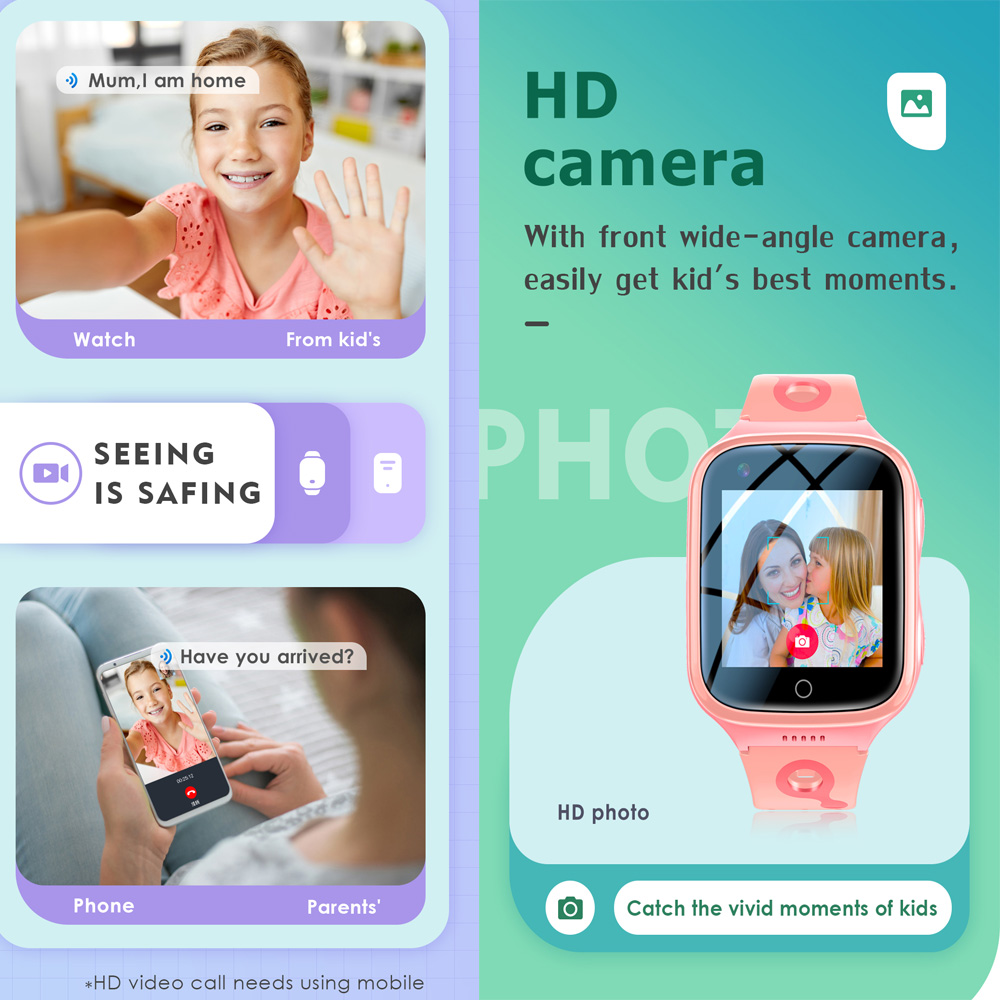 4G 스마트워치 키즈 GPS WiFi 비디오 음성 통화 - Smartwatch Watches Gift For Boys 리뷰 및 가격