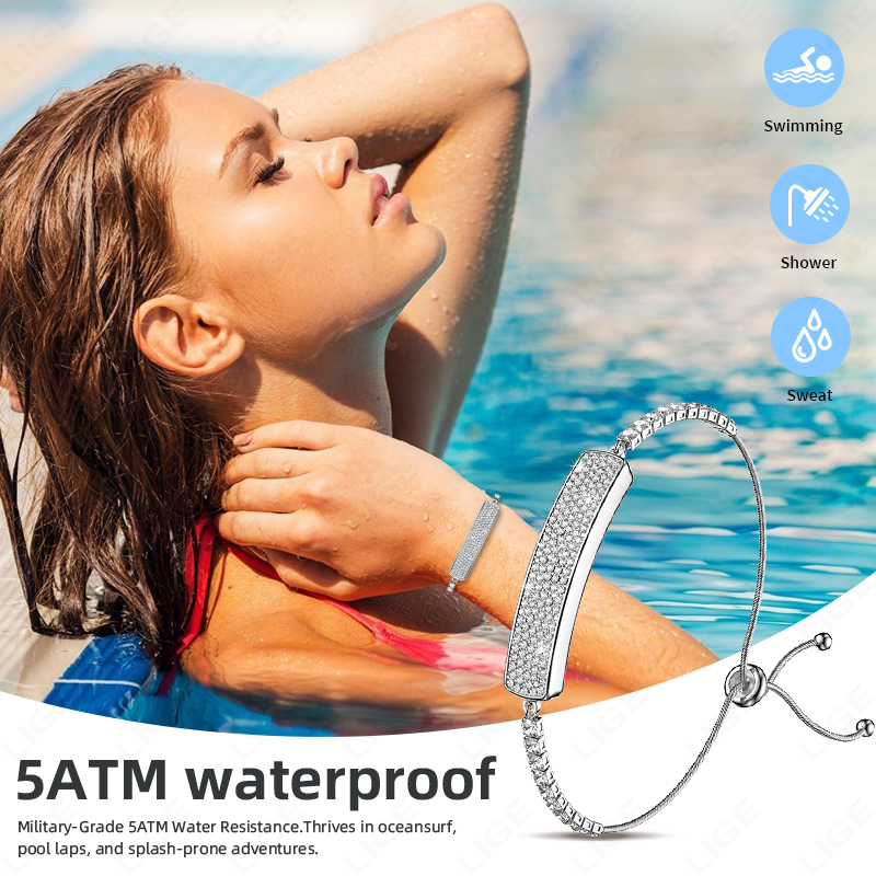 패션 스마트 시계 여성 5ATM 방수 보수계 스포츠 피 - Smartwatch Vintage Watches For Women 리뷰 및 가격