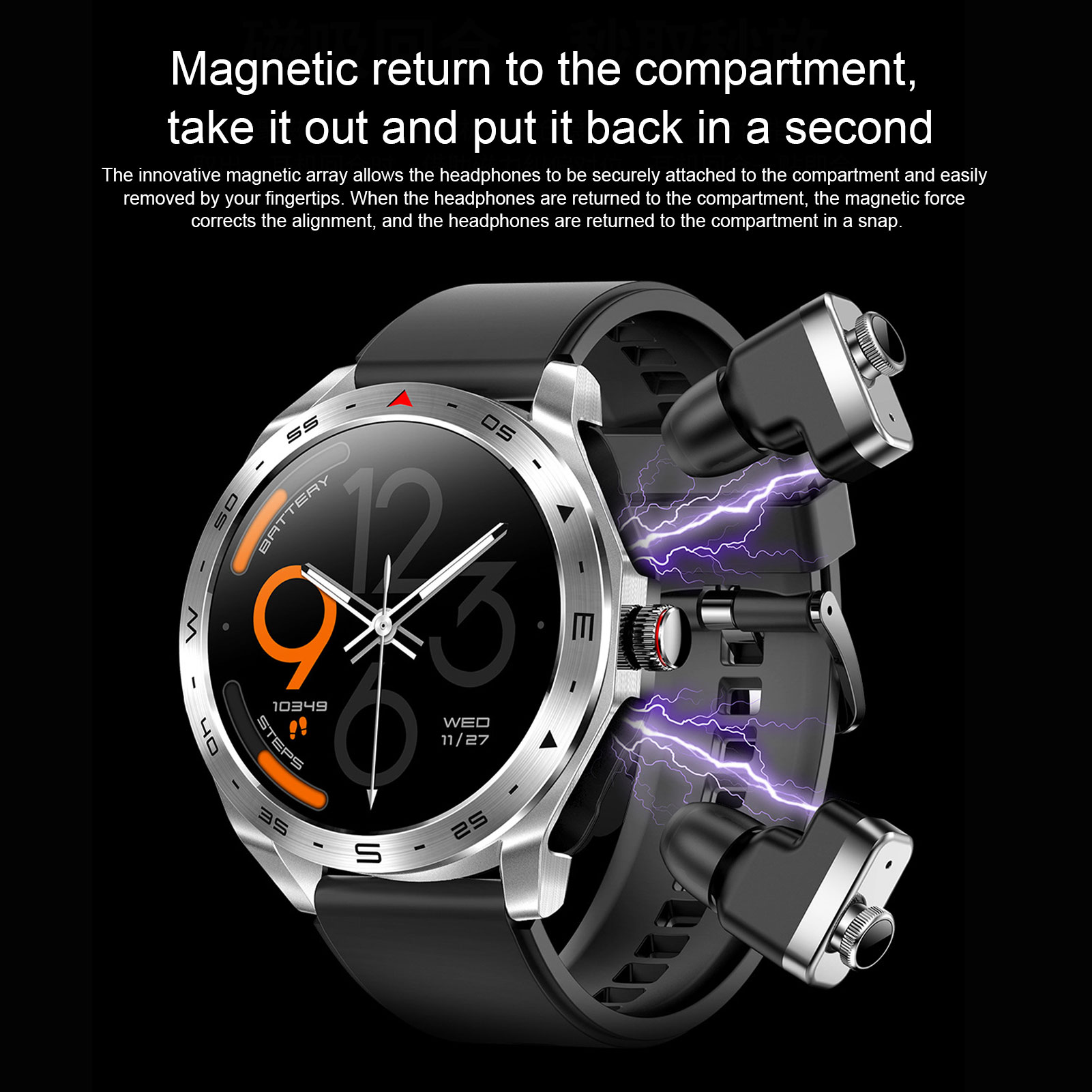 2 in 1 스마트워치 방수 타이머 블루투스 노이즈 캔 - Smartwatch Noise Watches 리뷰 및 가격
