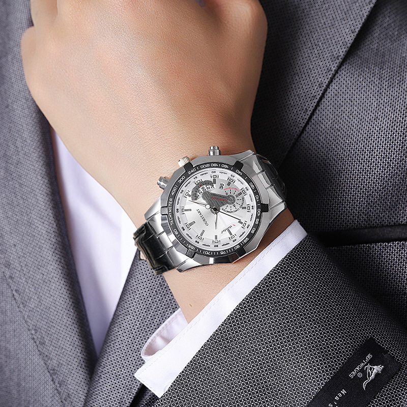 남성용 쿼츠 시계 달력 클래식 쿼츠 남성용 시계 하이  - Smartwatch Casual Watches For Men 리뷰 및 가격