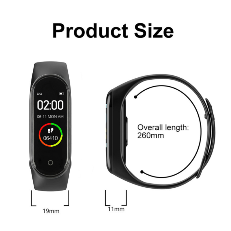 M4 스마트 시계 여성을위한 스포츠 팔찌 LED 스크린 - Smartwatch Watches For Women Branded 리뷰 및 가격