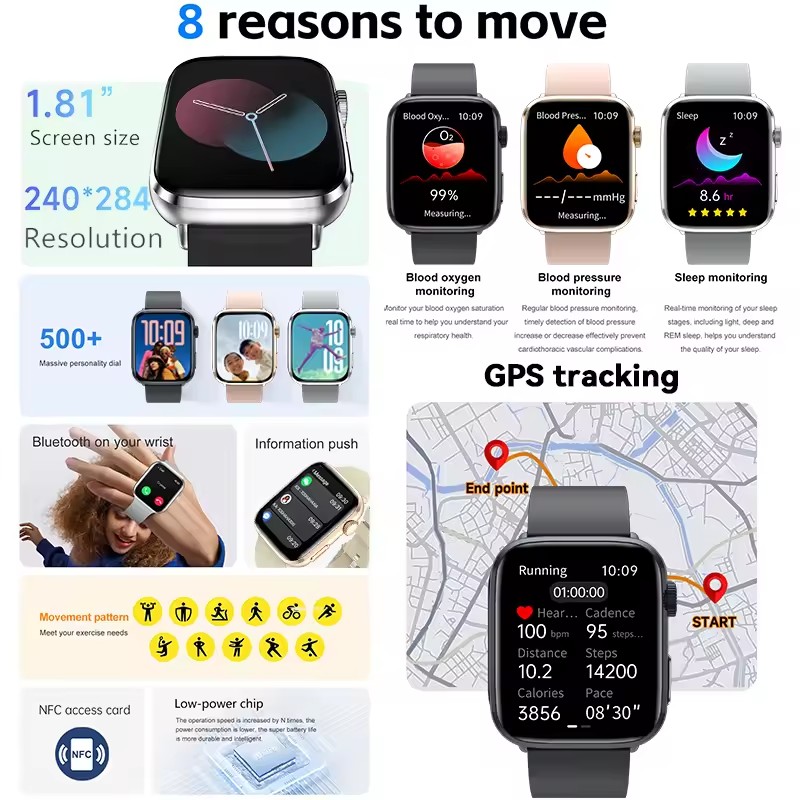 스마트 워치 다이얼 전화 응답 칼로리 추적 심박수 모니 - Smartwatch Watches For Women Branded 리뷰 및 가격