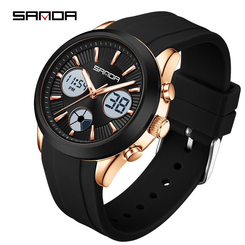 SANDA 전자 시계 야광 3시간 다기능 스포츠 시계  - Smartwatch Watches Girls 리뷰 및 가격