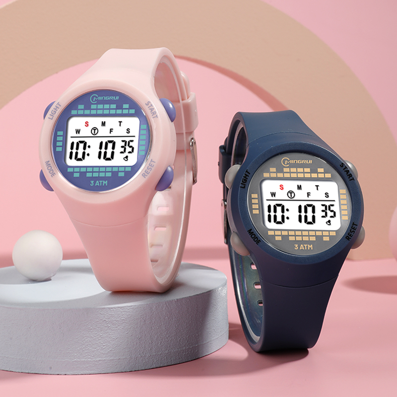 어린이 전자 시계 소녀 핑크 귀여운 중학교 소년 시계  - Smartwatch Watches Gift For Boys 리뷰 및 가격
