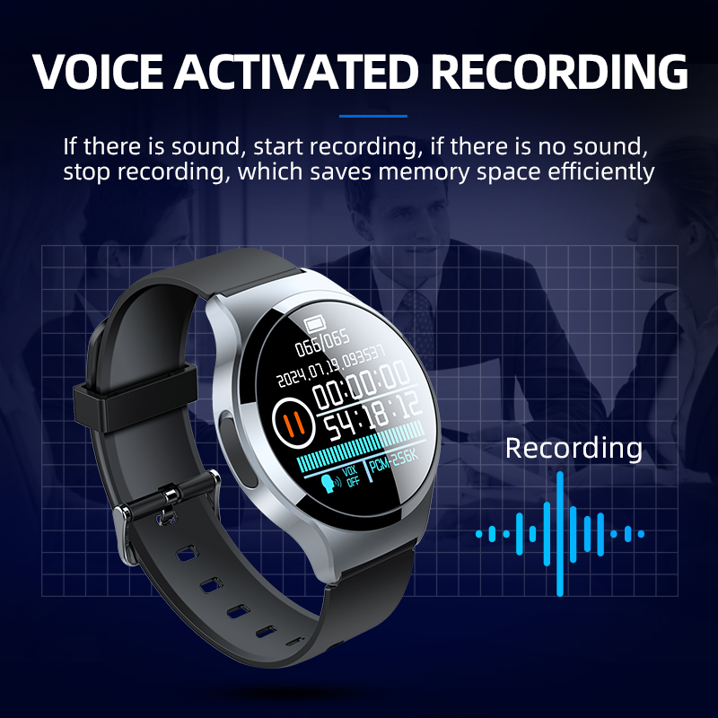 미니 디지털 디스플레이 음성 녹음기 시계, 소리 감지  - Smartwatch Noise Watches 리뷰 및 가격
