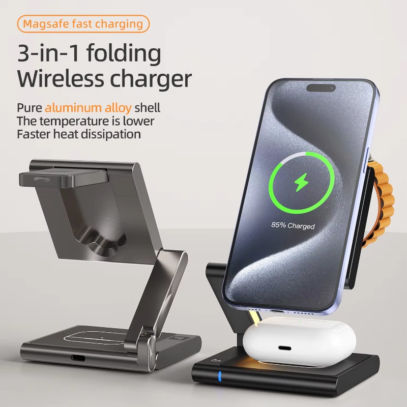 3 in 1 Qi2 무선 충전기, 아이폰 16 15 1 - Watch 7 Smartwatch Iphone 리뷰 및 가격