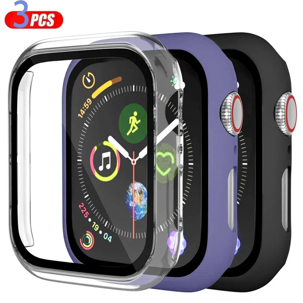 3 팩 유리 + 커버 Apple Watch 케이스 44 - Smartwatch Watches Girls 리뷰 및 가격