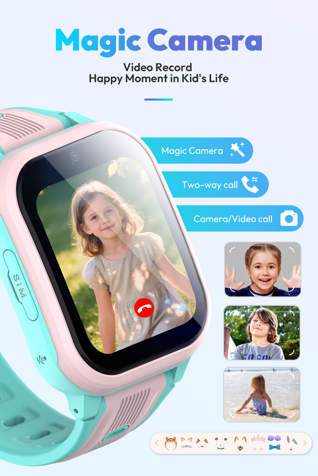 KT41 스마트워치 - 4G폰 어린이용 시계 - 고해상 - Smartwatch Watches Gift For Boys 리뷰 및 가격