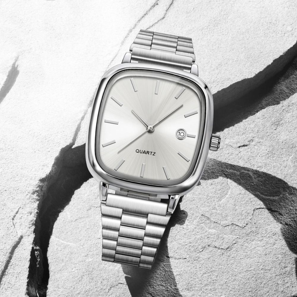 패션 스퀘어 시계 심플 조절 가능한 스트랩 커플 손목시 - Smartwatch Digital Watches For Women 리뷰 및 가격